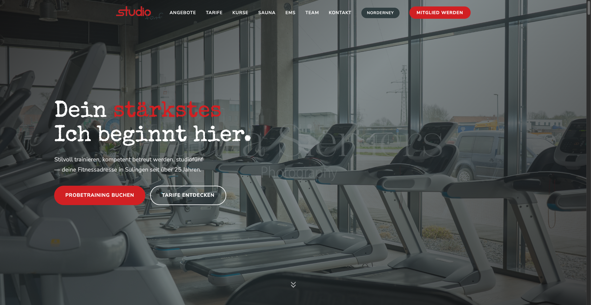 studiof&uuml;nf, Webseite von Funnelstar